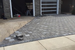 stone driveway