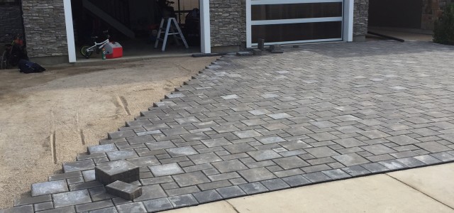 stone driveway